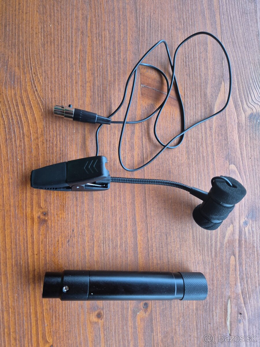 Kondenzátorový nástrojový mikrofón na husiom krku stipec - 2
