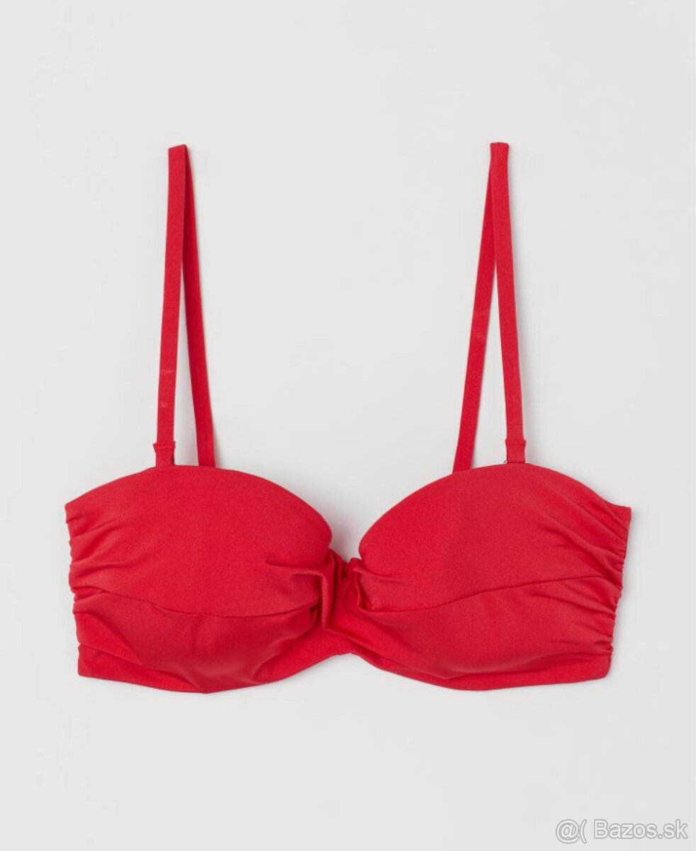Plavky H&M červene - 2