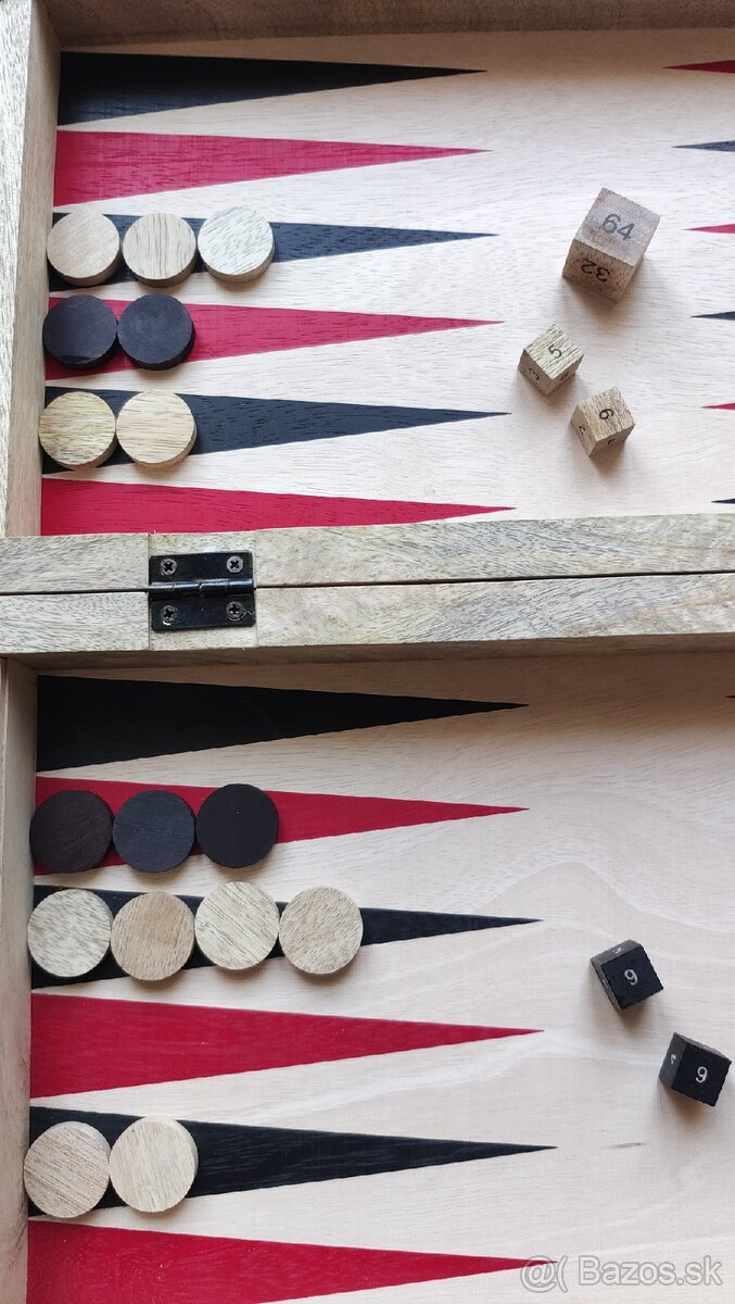 Backgammon z mangového dreva - 2