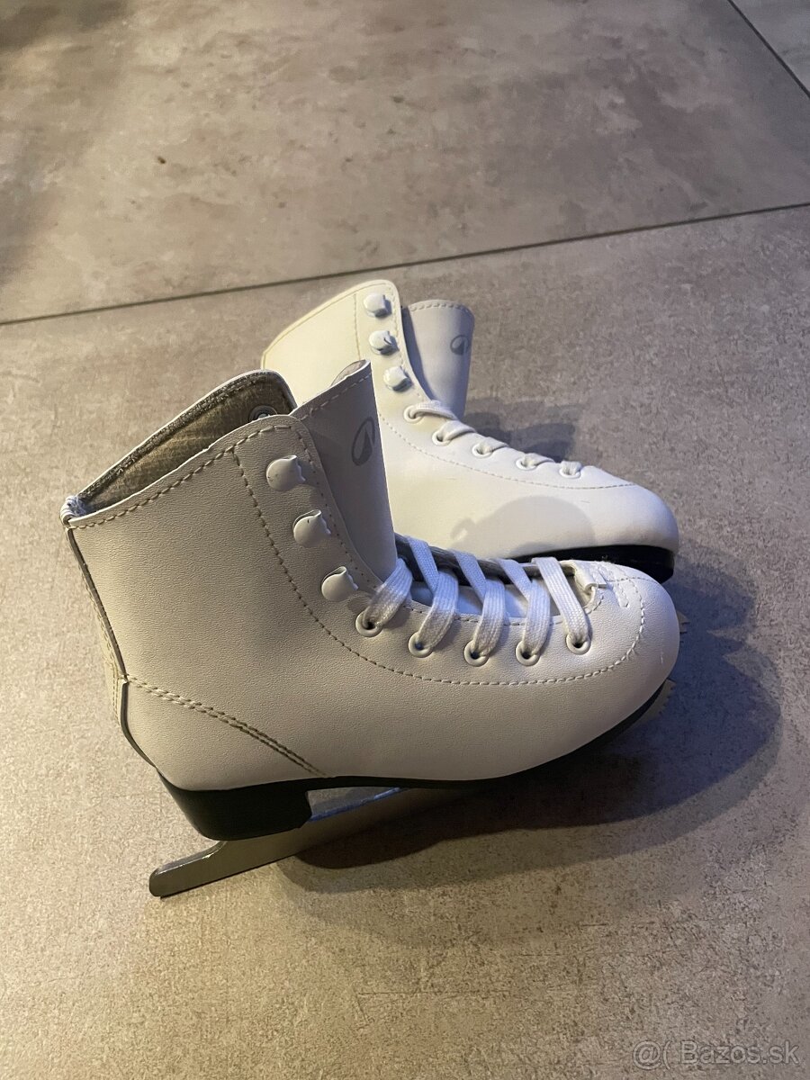 Dievčenské krasokorčule veľ. 29/30 biele - 2