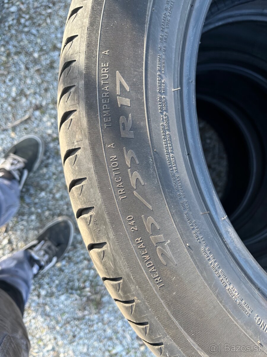 215/55 r17 letné Michelin - 2