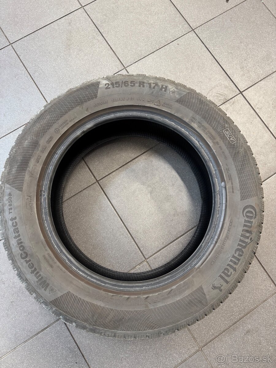 1ks Zimná pneu 215/65 r17 - 2