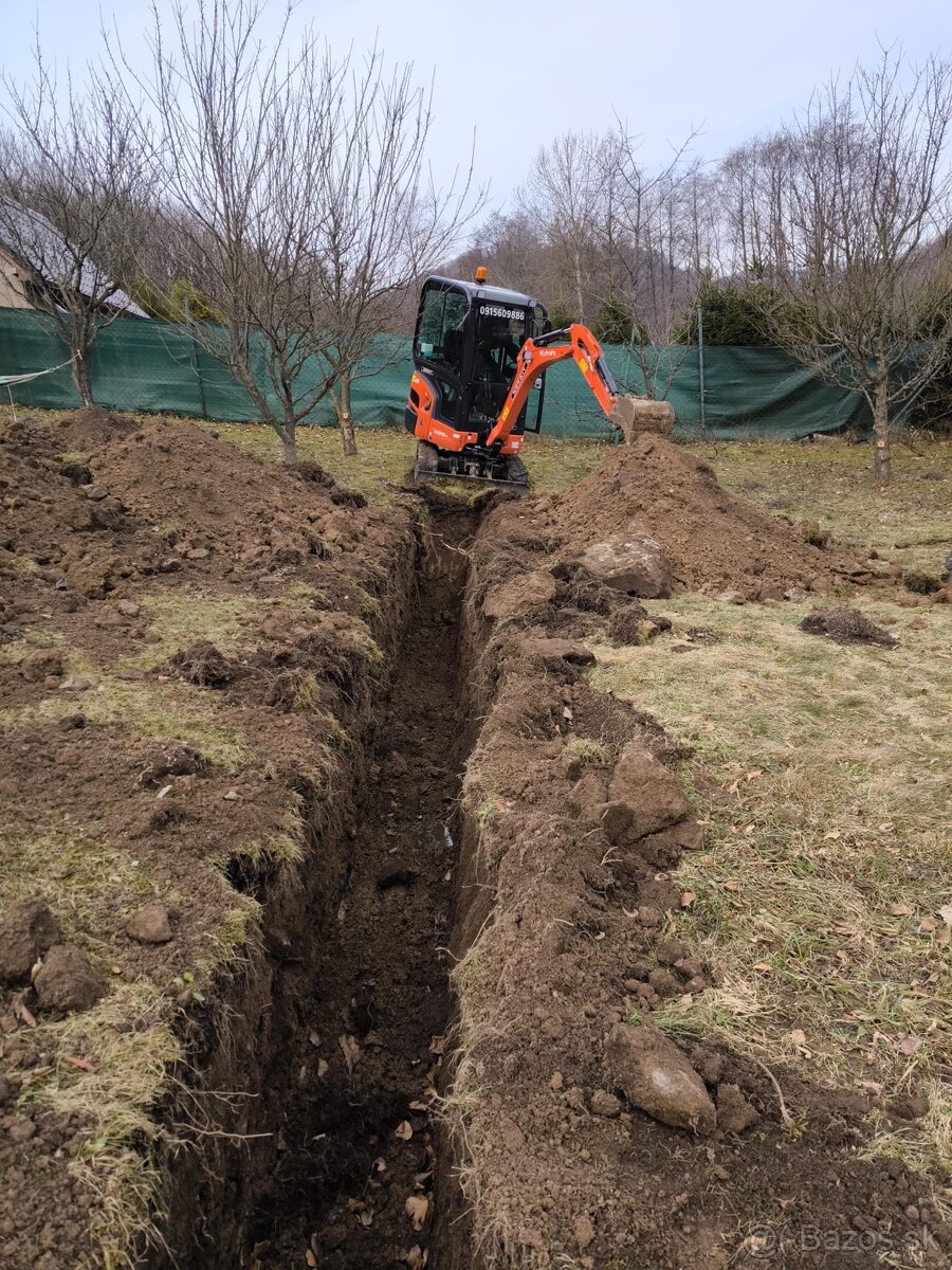 Výkopové práce a úprava terénu - 2