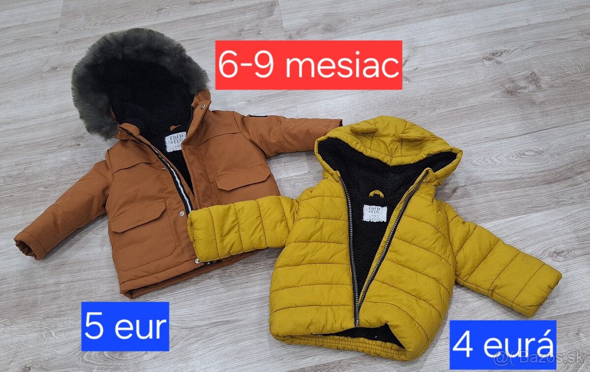 Chlapčenské prechodné a zimné bundy - 2