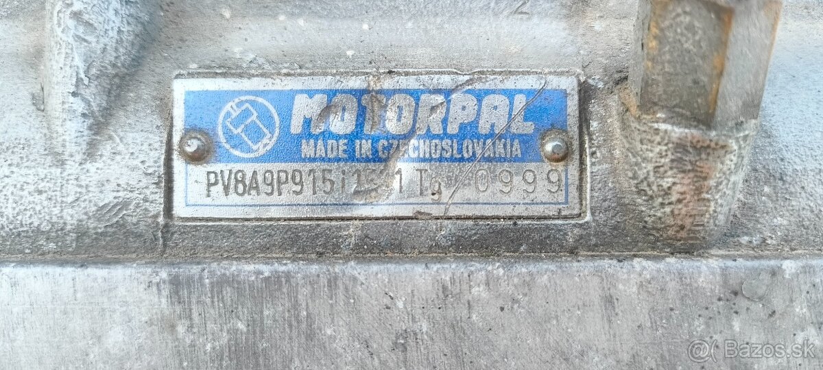 Vstrekovacie čerpadlo MOTORPAL Tatra - 2