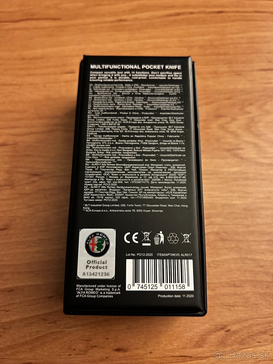 Multifunkčný nožík Alfa Romeo - 2