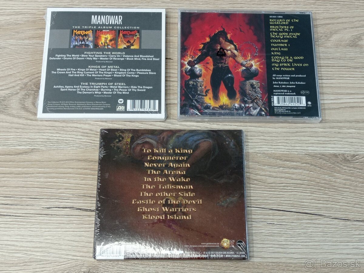 Predám CD Manowar a Manilla Road - 2