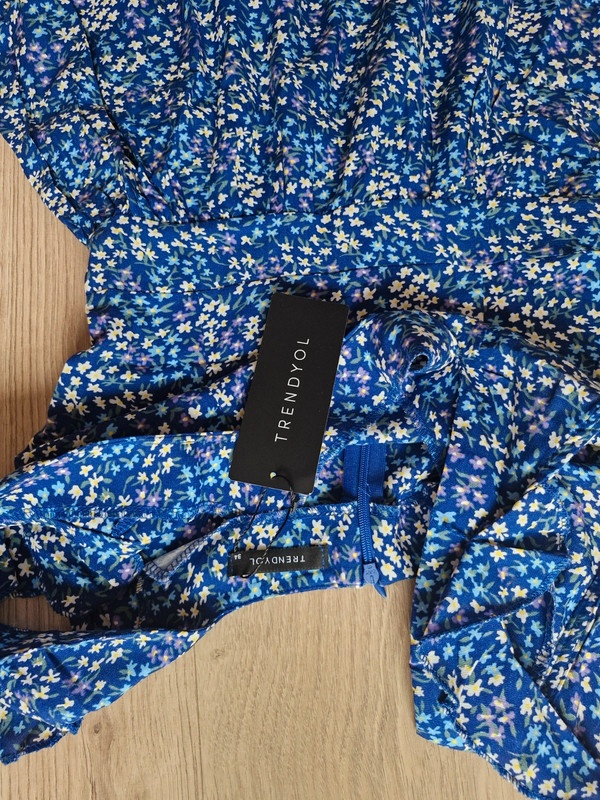 Modré dámske šaty - 2