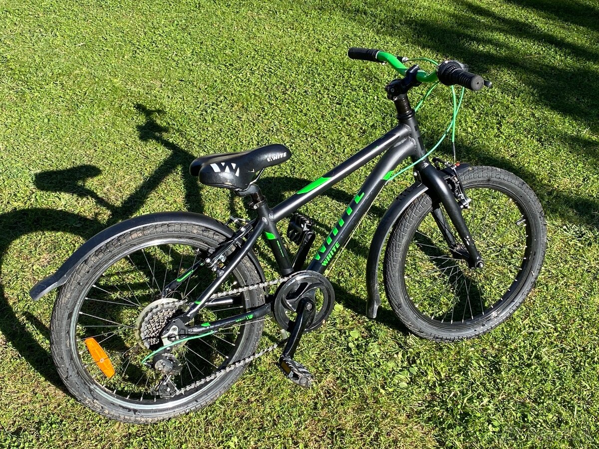 Detský bicykel White MTB Lite 20” ALU rám - 2