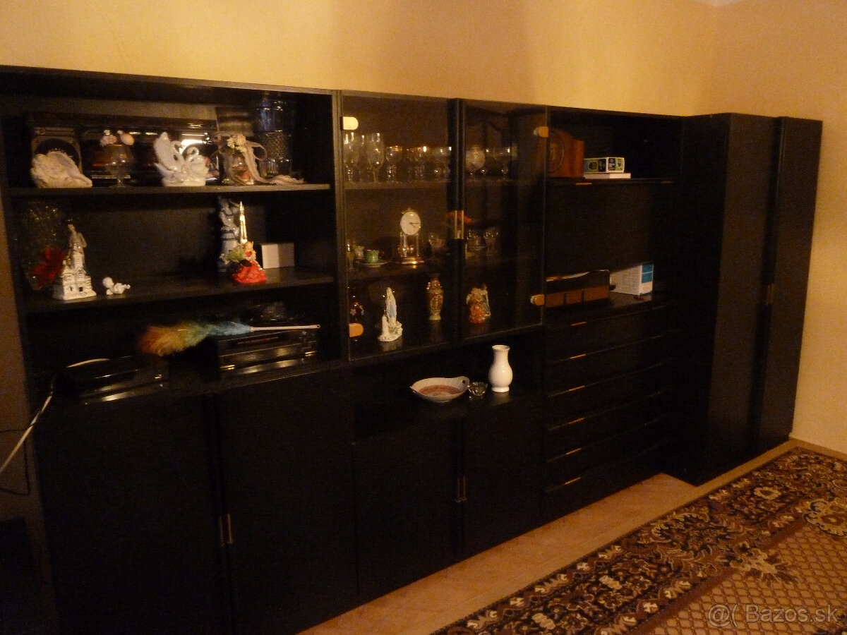 Obývacia stena čierna - 2