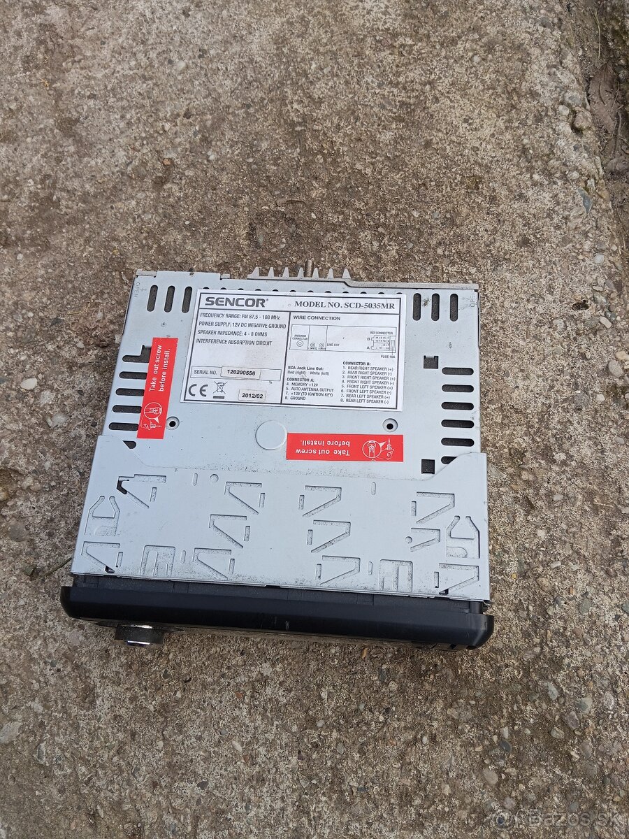 Autorádio Sencor - 2