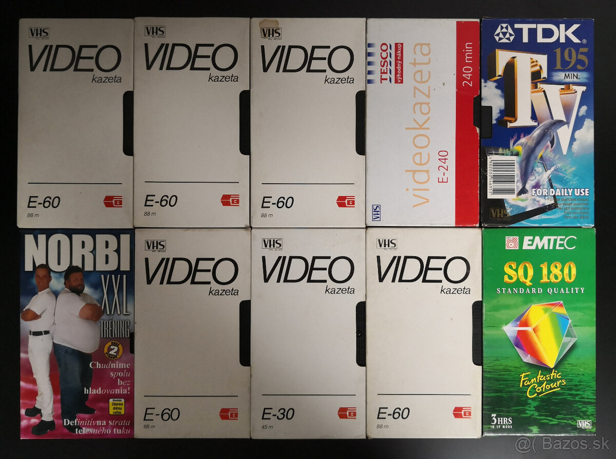 Originál VHS kazety - 2