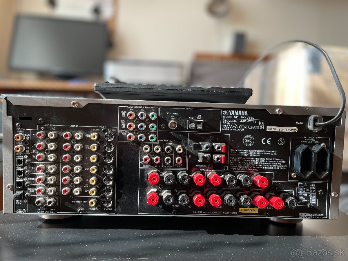 Yamaha RX-V650 hifi receiver zosilovač - 2