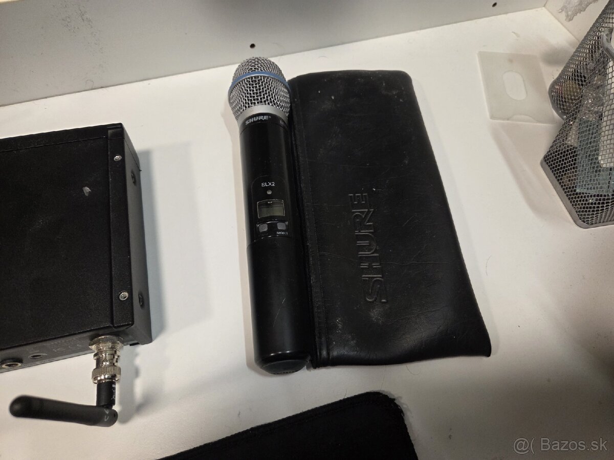 Predám Shure SLX (Beta 87A) - Bezdrôtový mikrofón (TOP STAV) - 2