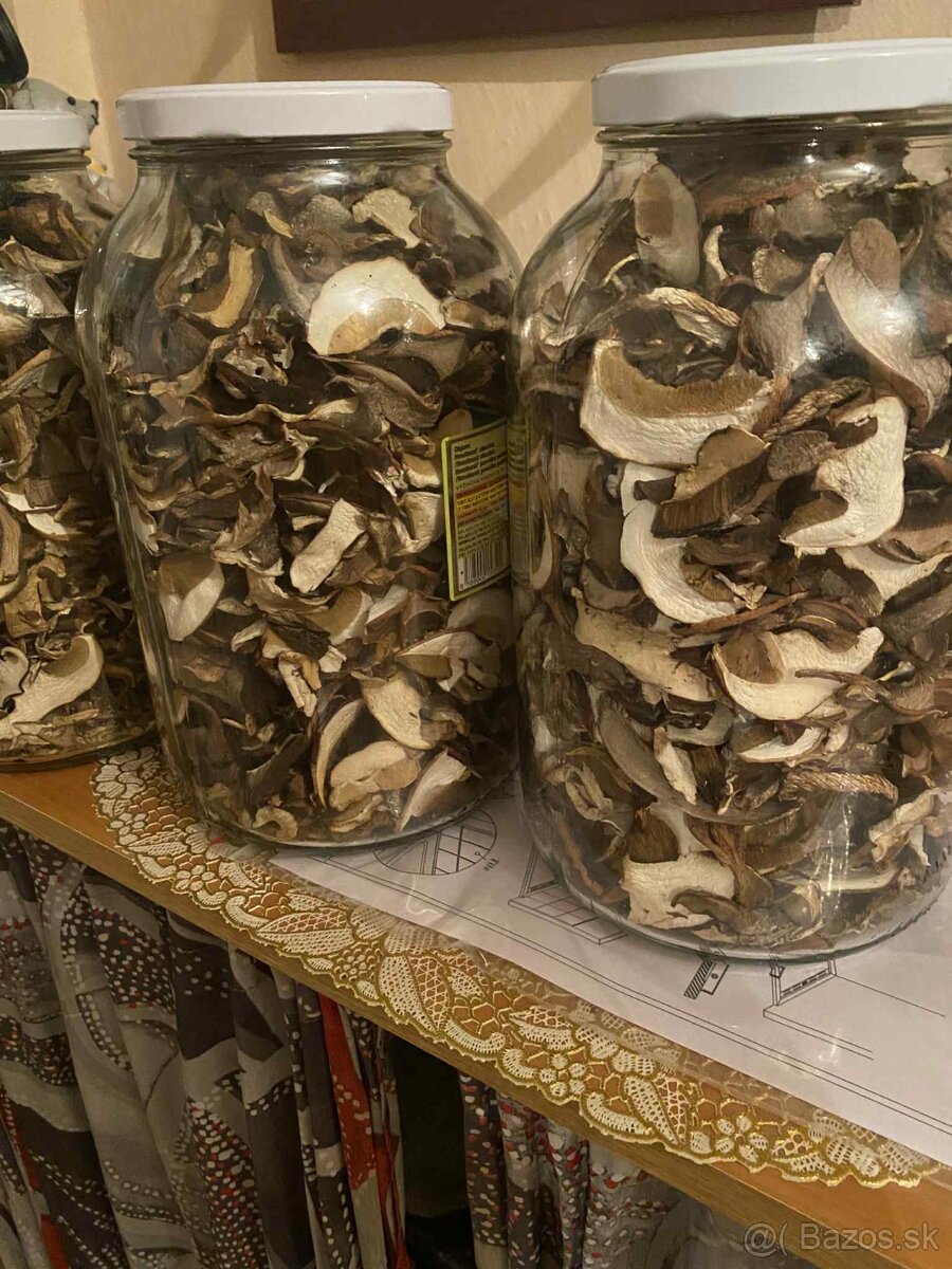 Sušené hríby - 2