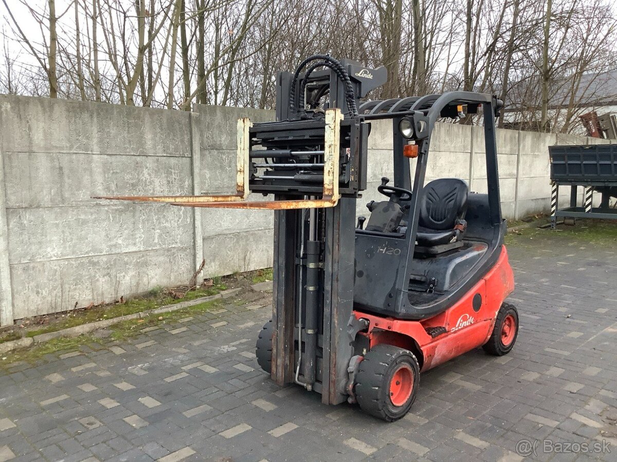 Linde H20T-4 LPG, 2017, Triplex 4,77 m, Váhy - 2