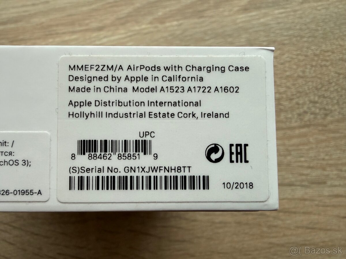Apple AirPods 1.generácia (10/2018) - 2