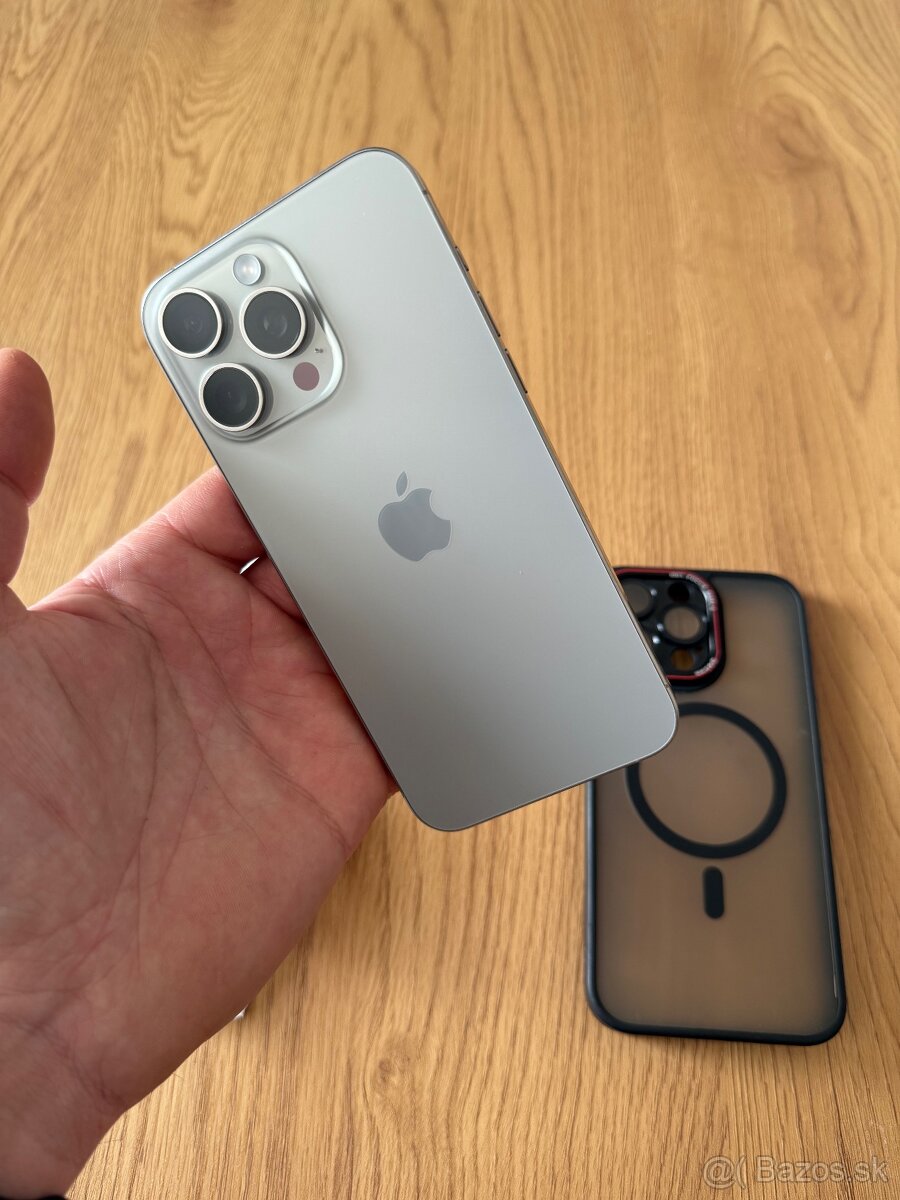 iPhone 15Pro Max 256gb Natural Titanium v záruke - 2