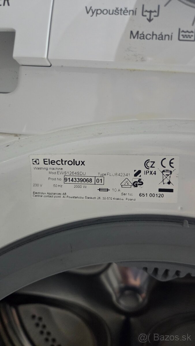 Predam slim práčku electrolux EWS1264SDU - 2