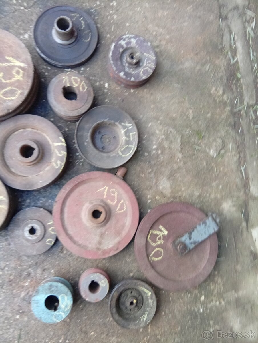 Predám tieto remenice" - 2