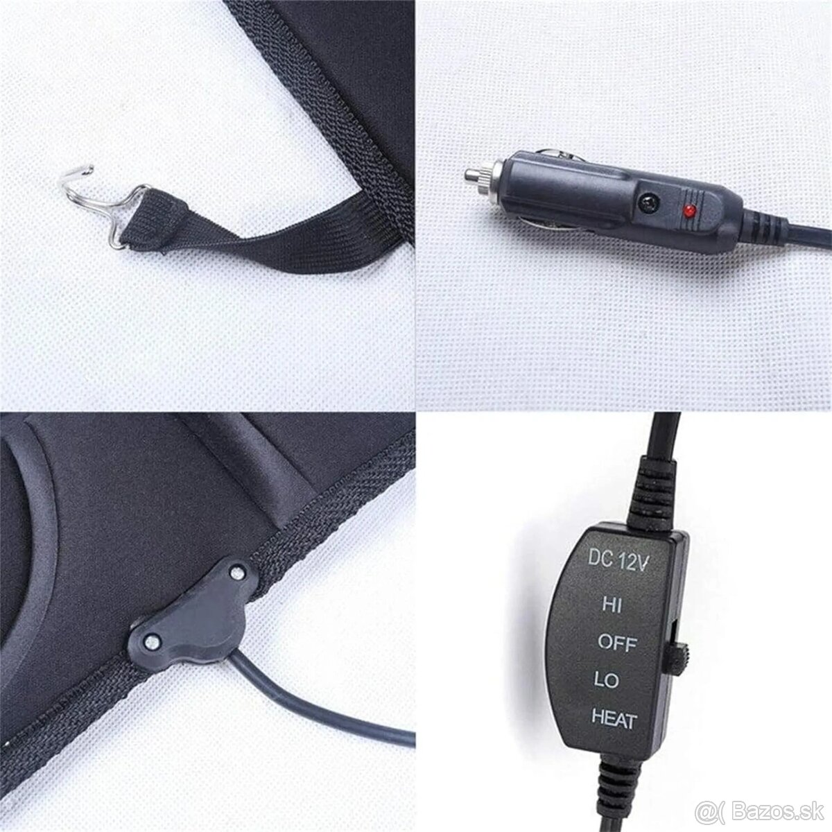 Vyhrievany podsedak do auta 2ks - 2