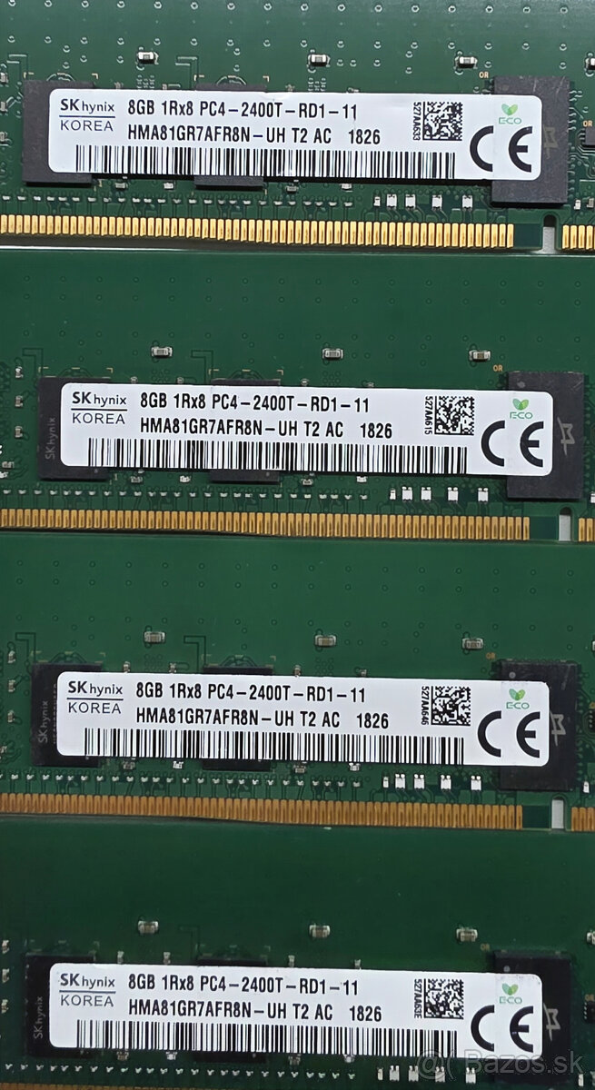 Predam DDR4 8GB 2400 MHz ECC - 2