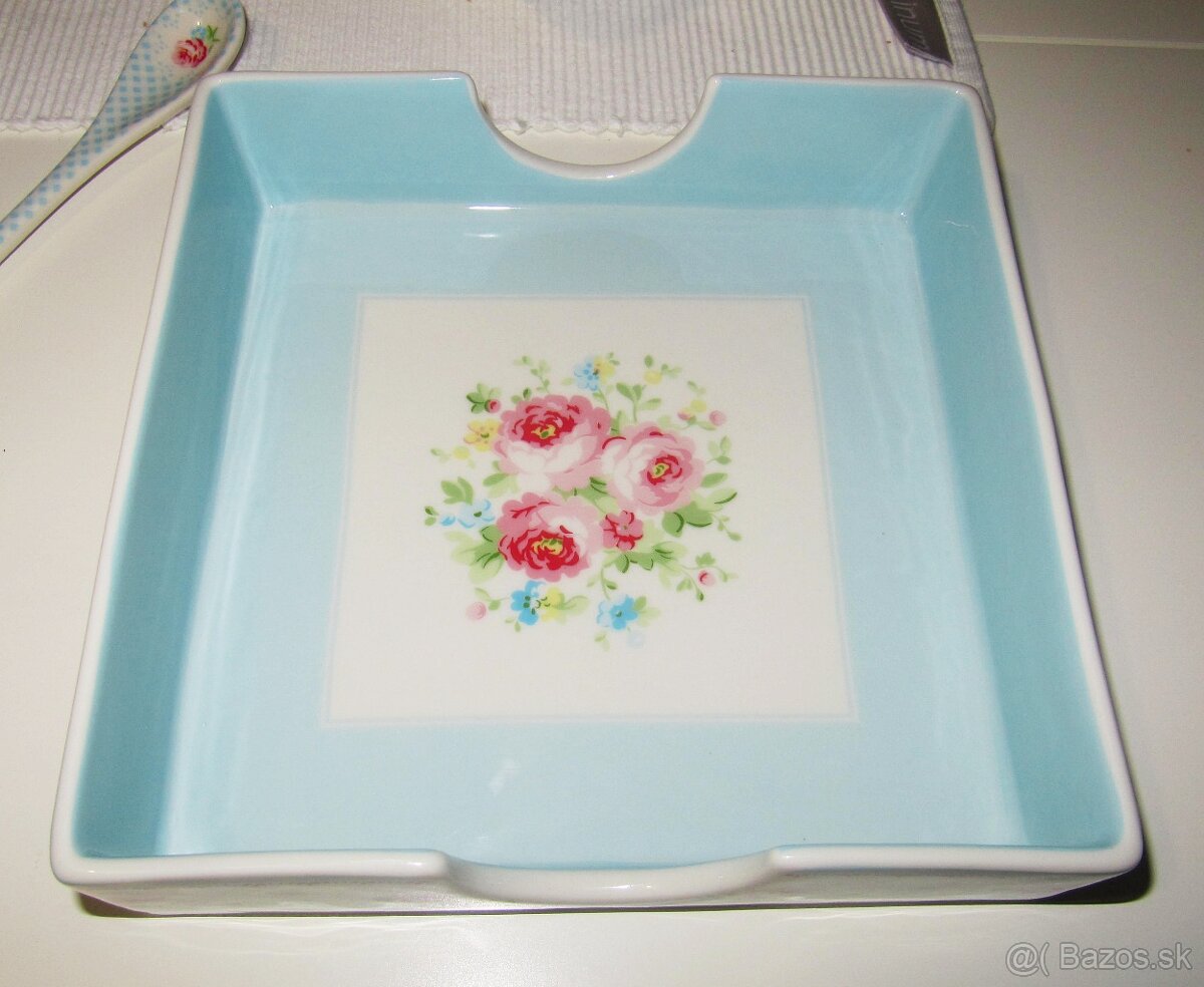 Green Gate - misa, porcelán - 2