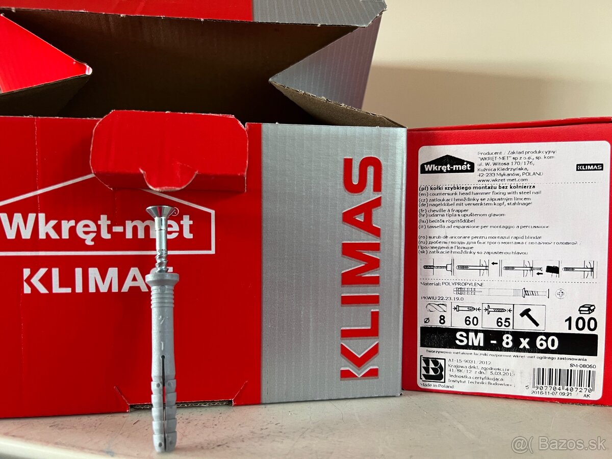 Natlkacie hmoždinky - 2