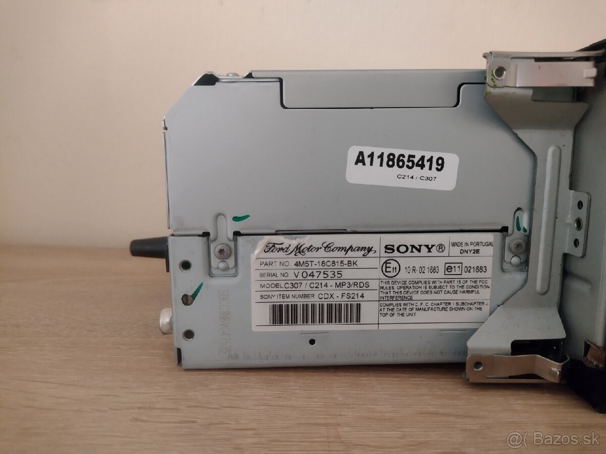 Ford rádio sony - 2