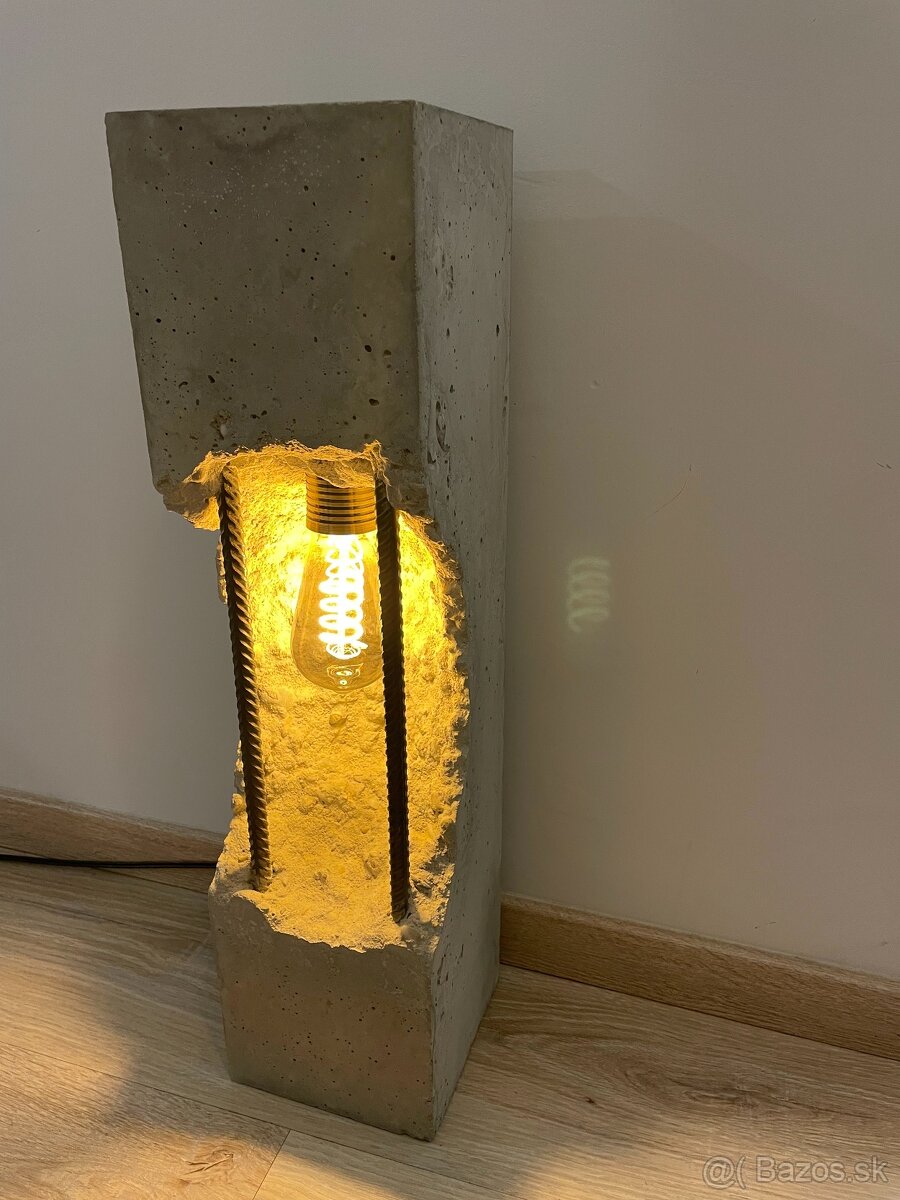 Betónová lampa - 2