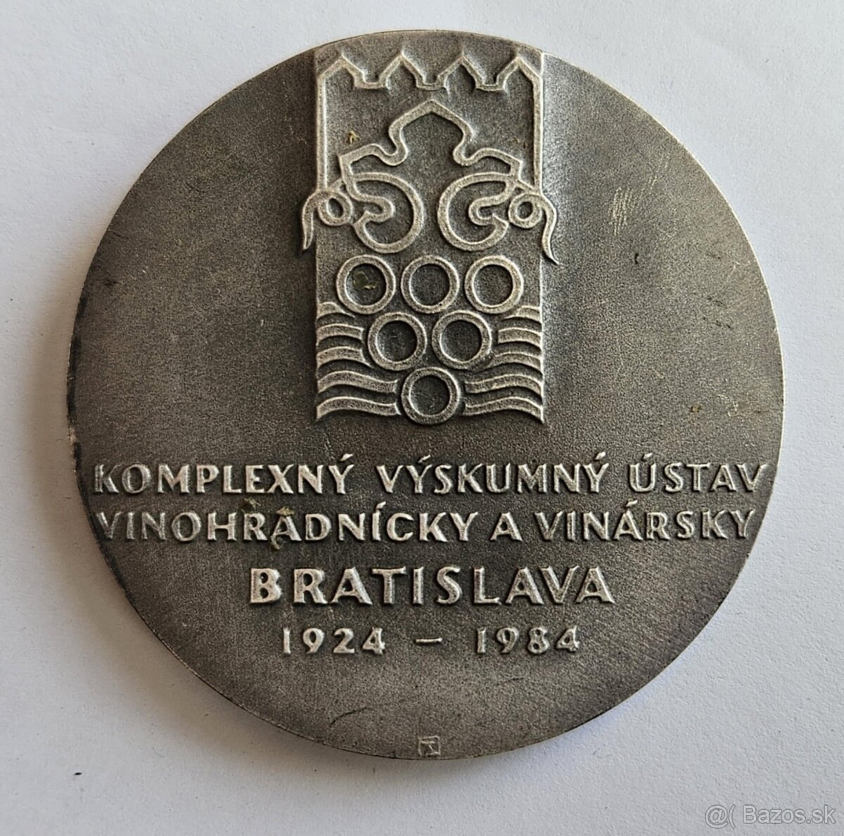 Medaila 1984 vinarsky ustav - 2