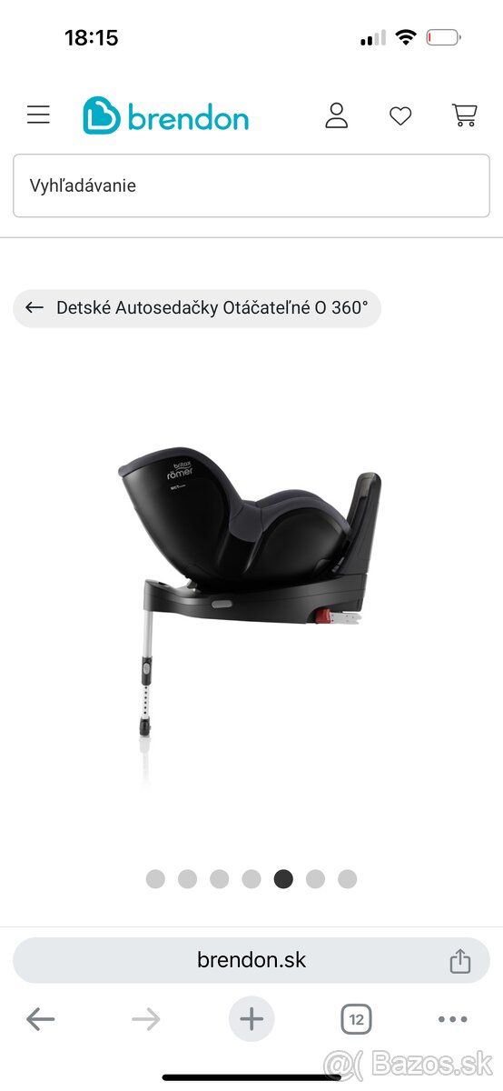 Otočná autosedačka s isofixom - 2