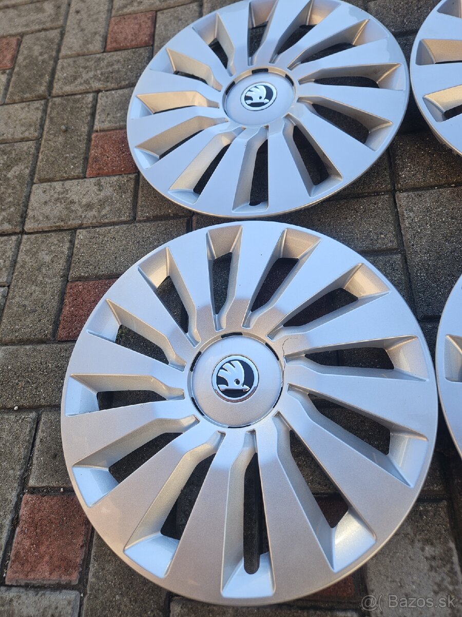 Originálne puklice Škoda 16" (4 ks) - 2