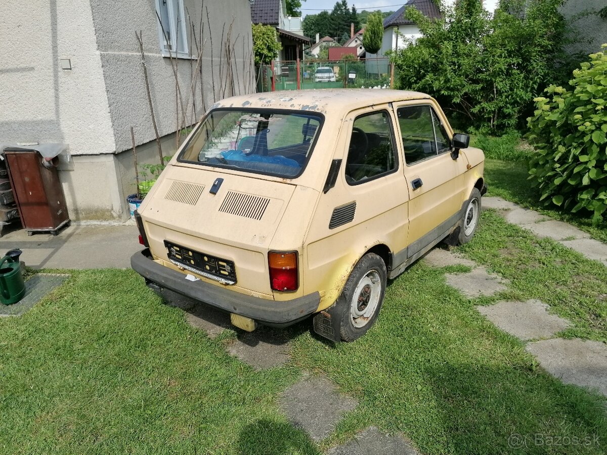Predám Malucha 126P 650E s množstvom dielov - 2