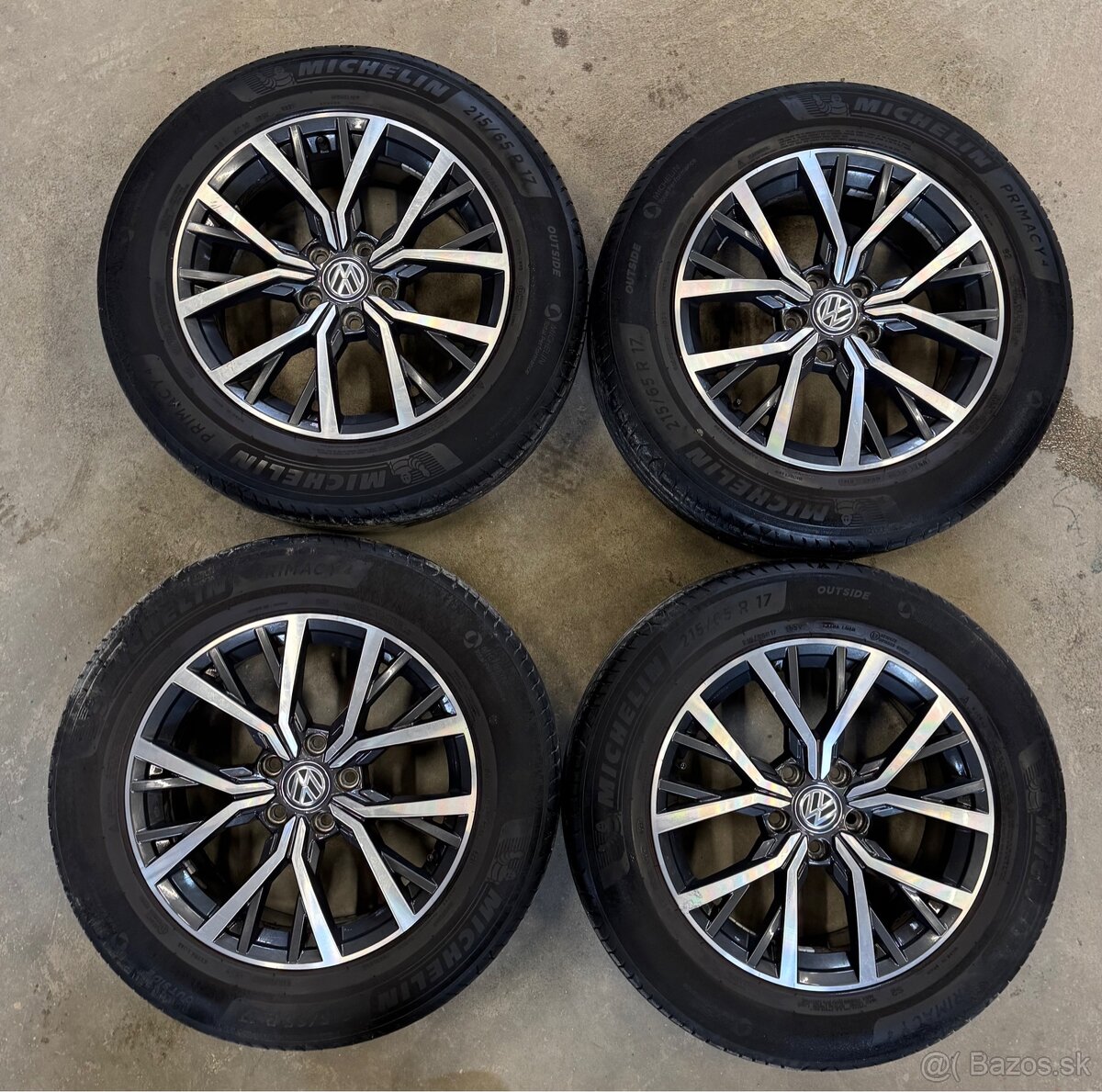 VW tiguan hliníkové disky r17 - 2