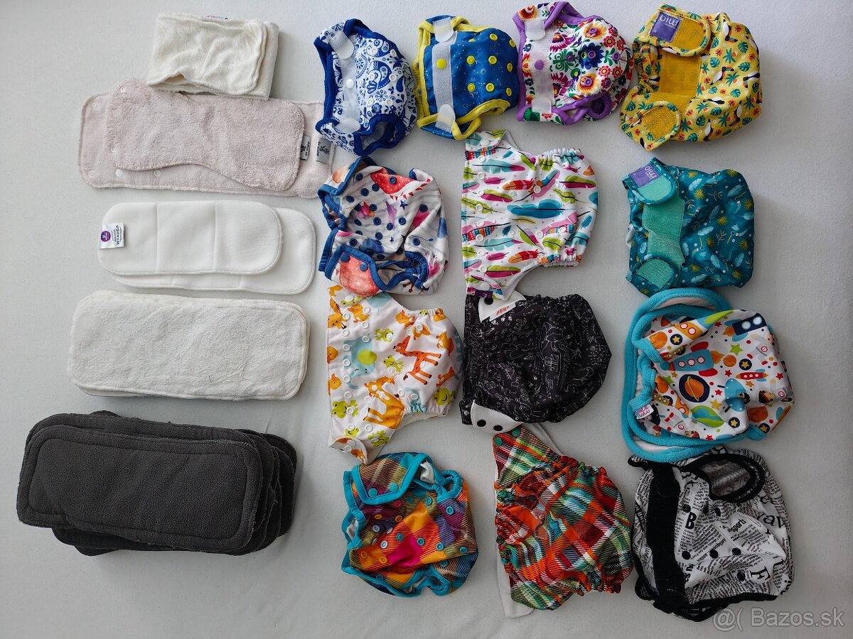 Látkové plienky, prateľné, bavlnené plienky - 2
