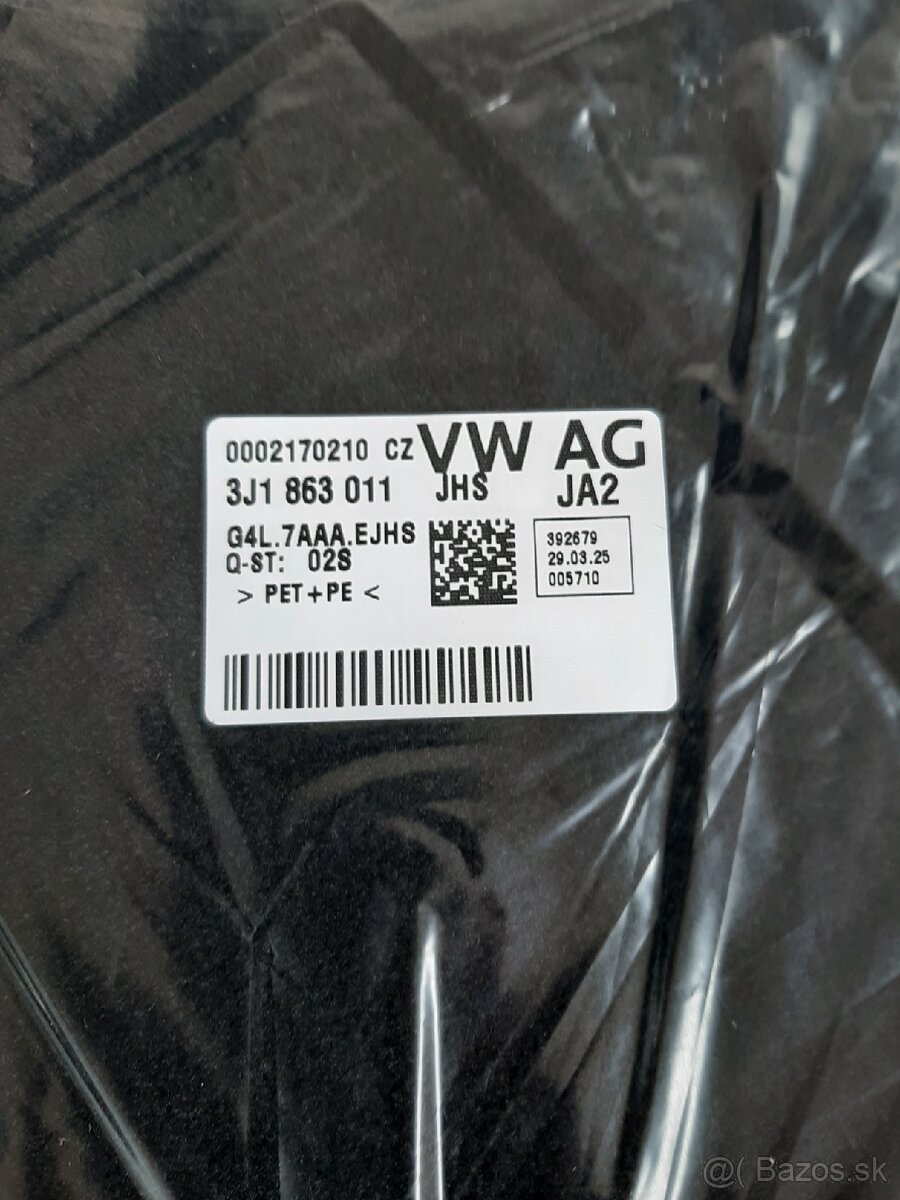 Velurové koberce Škoda Superb 4 - 2