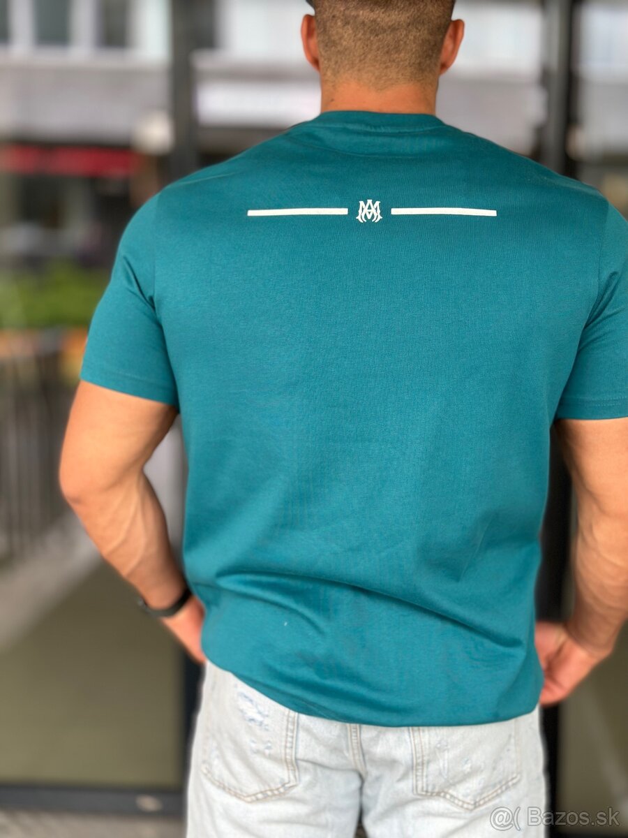 Luxusne tričko Amiri zelene - 2