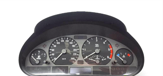 BMW E46 320d 100kW – Budíky / Prístrojovka – MANUÁL - 2