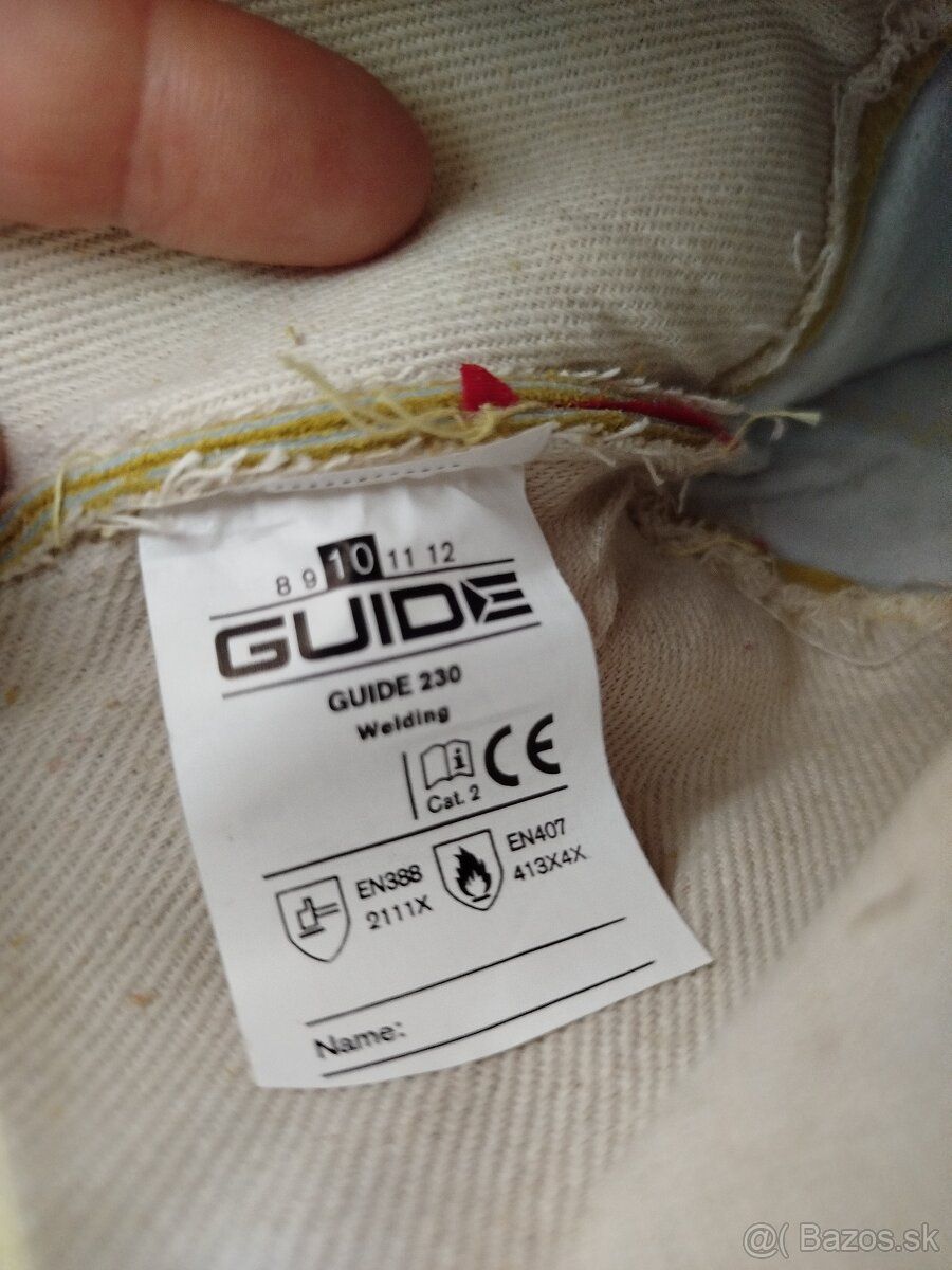 Rukavice zváračské Tig - 2