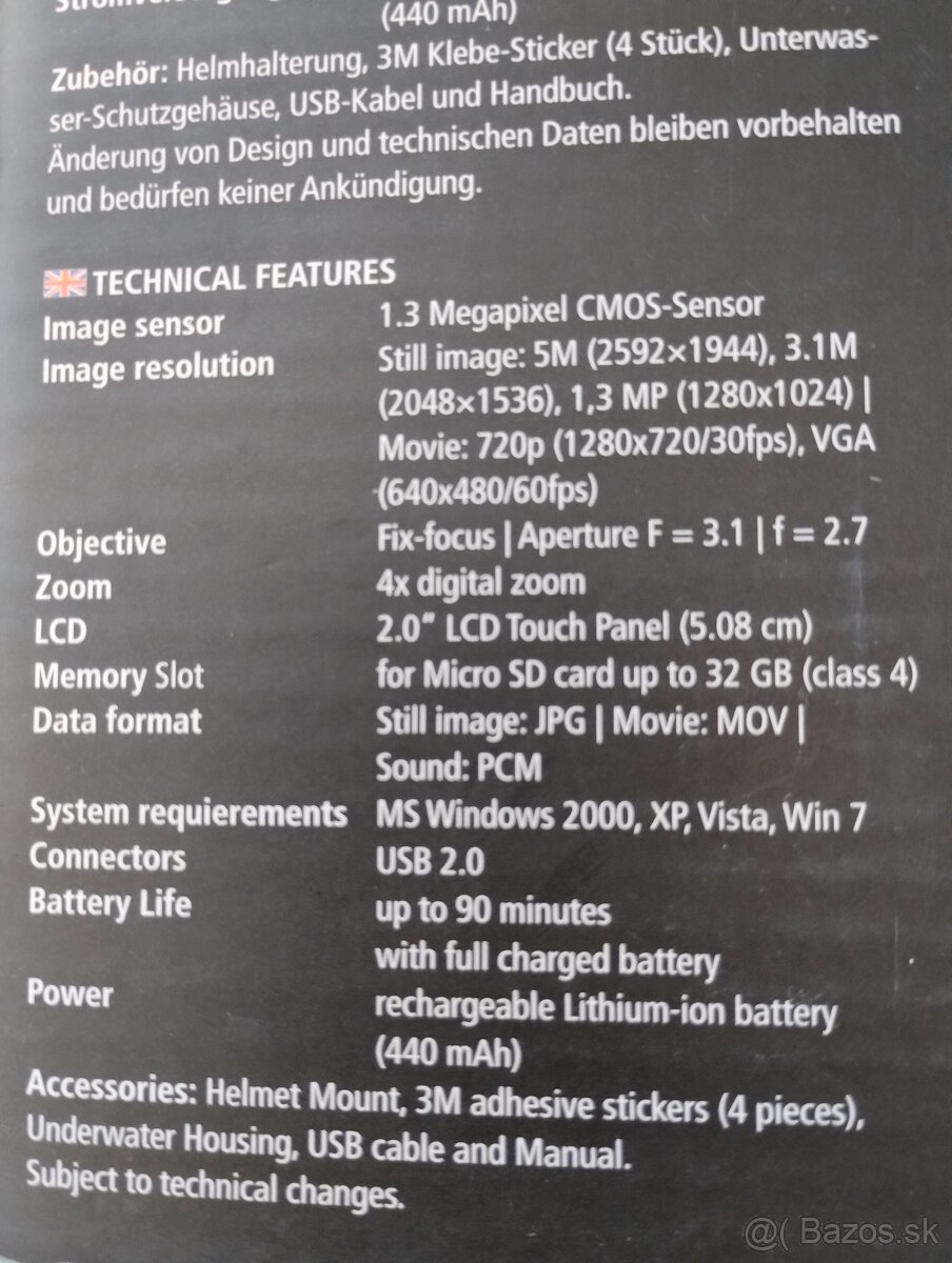 Predám kameru Rollei - 2