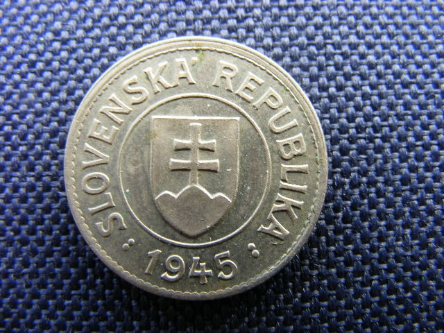 1 koruna 1945 - 2