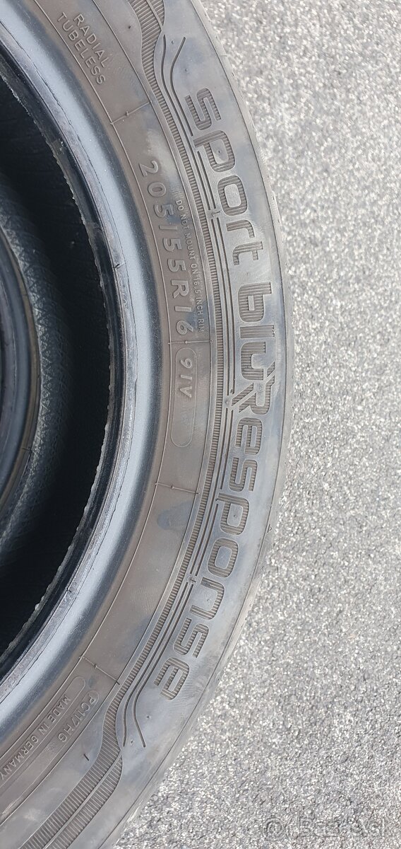 205/55 R16 Dunlop letne - 2