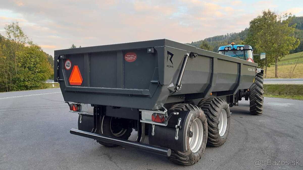 Traktorový náves,Vlek za Traktor,Príves,Vlečka,Dumper 16t - 2