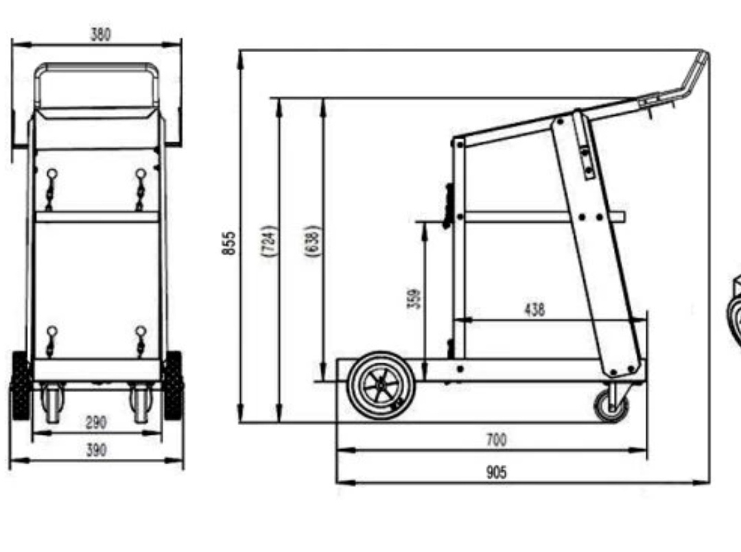 Vozík ke svářečce - 2