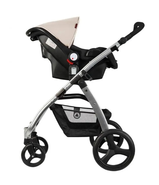 Autosedačka + Hluboké lůžko Top Mark PURE CAMEL,béžová, NOVÉ - 2