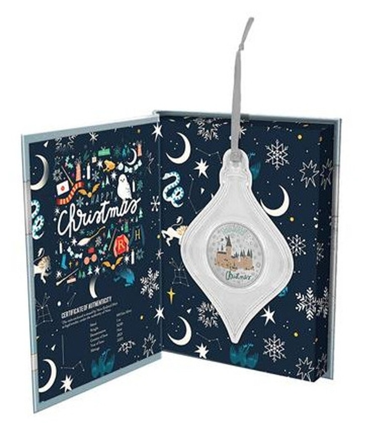 Harry Potter strieborna vianocna minca - 2