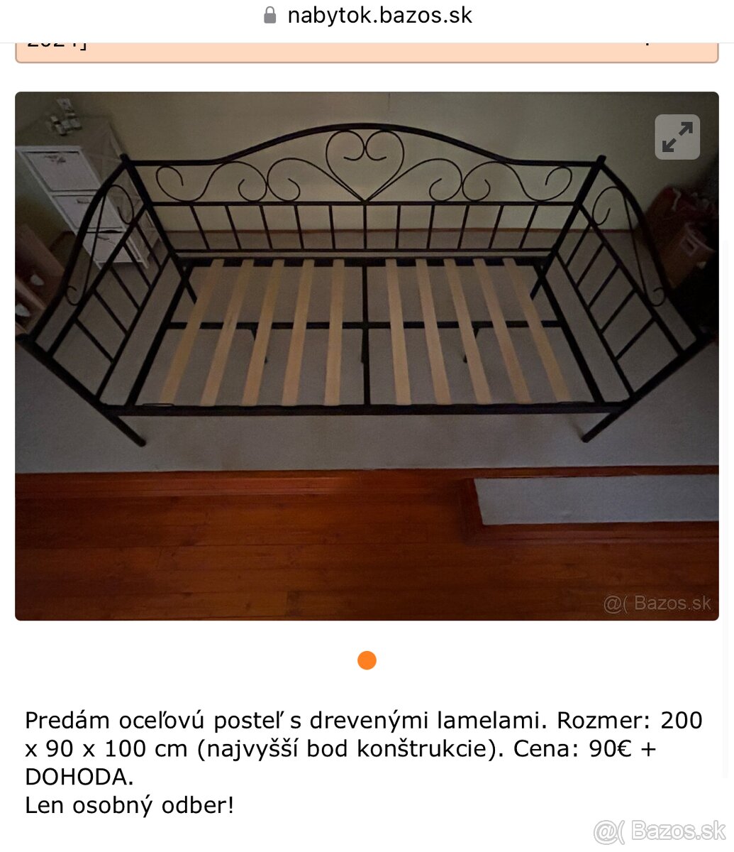 Ozdobný rám postele - 2