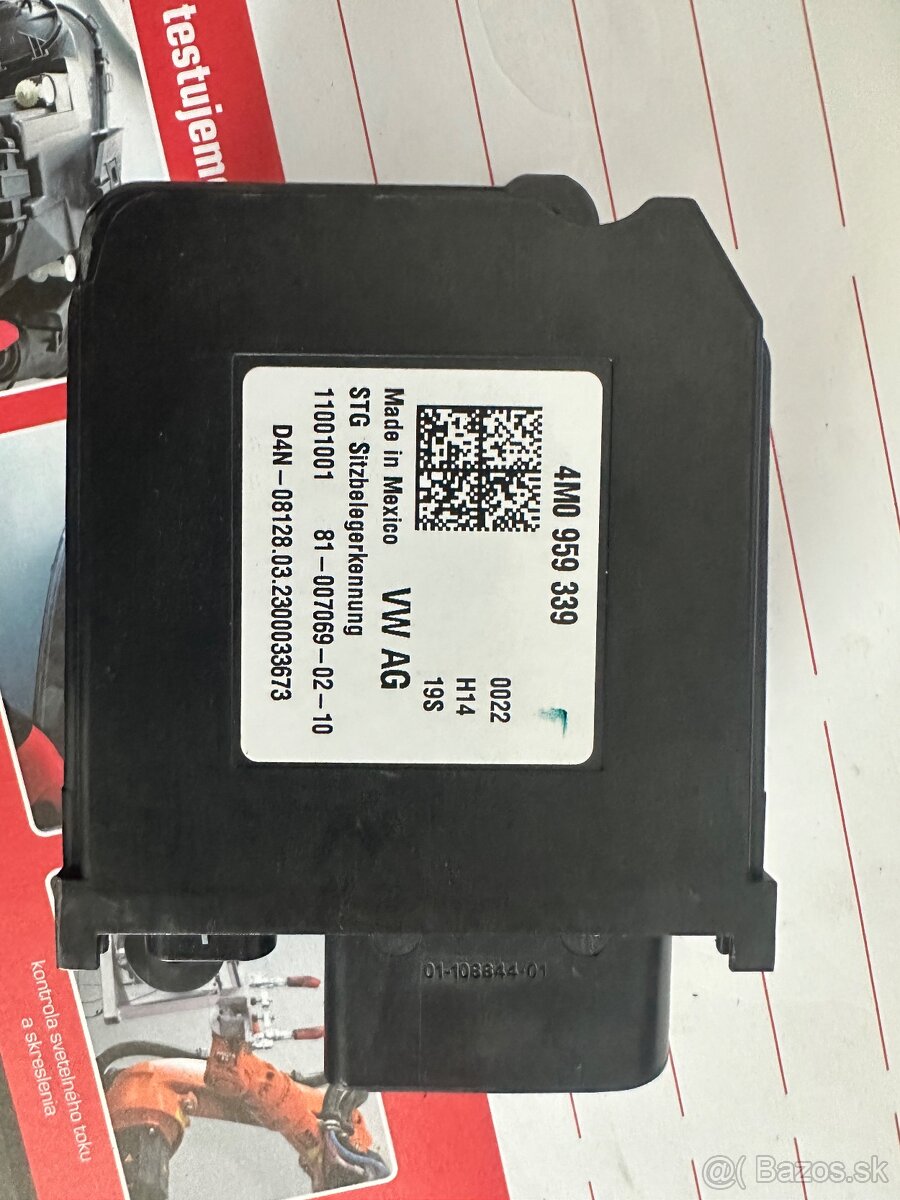 Radiace jednotky sedadla 4M8 959 760 B, 4M0 959 339 - 2