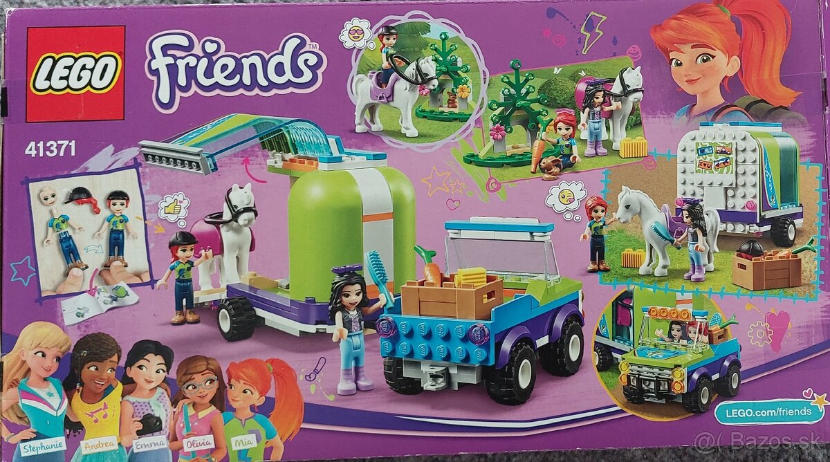 Lego friends 41371 Mia a jej príves na kone - 2